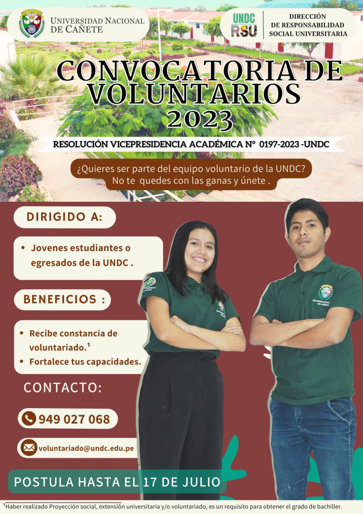 Convocatoria Voluntariado