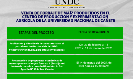 ACTA DEL COMITE EVALUADOR DE VENTA DE FORRAJE DE MAÍZ